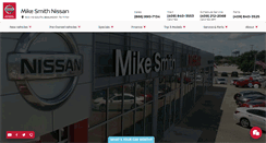Desktop Screenshot of mikesmithnissan.com